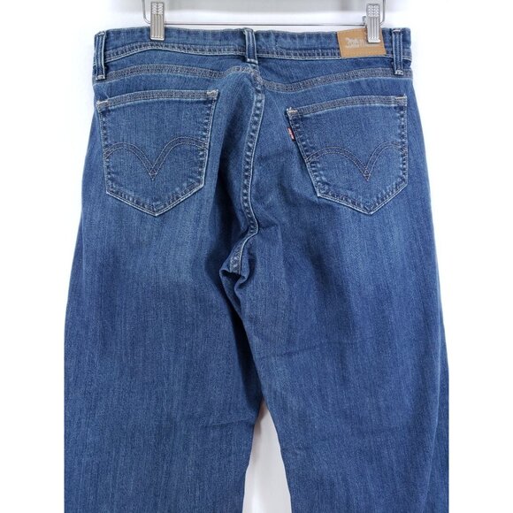 Levi's 529 Jeans Women's 10 Curvy Boot Cut Stretch Medium Wash Denim - Picture 3 of 8